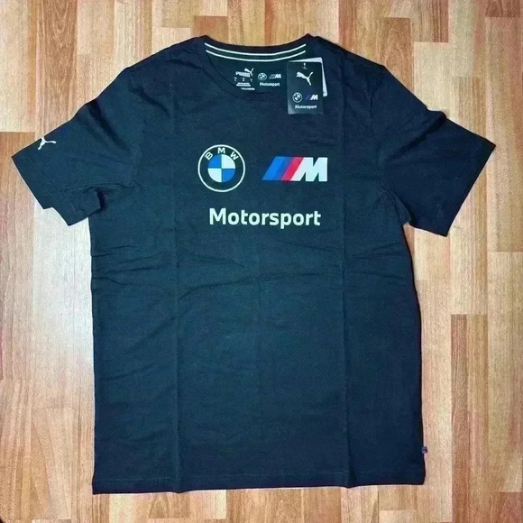Puma BMW M Motorsport ESS Logo Men’s  TEE Black (621314 01) Size Large - Picture 1 of 3